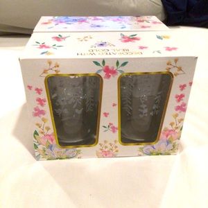 4 piece Glass Tumbler Set